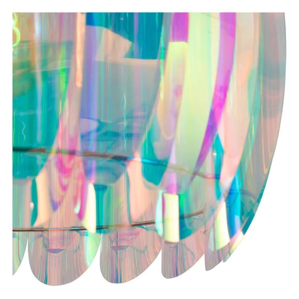 Lucide GLINSTAR - Pendant light - Ø 40 cm - 1xE27 - Multicolor - detail 2